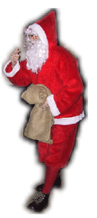 Nissen er p� vei inn til SJK sin egen juletrefest, 16.12.2001